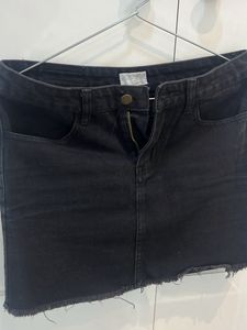 Mini Denim Skirt