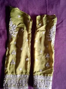 Mehendi Peplum Style Sharara / flapper