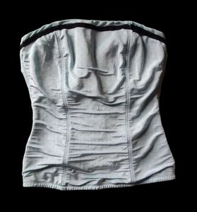 Light Blue Corset Top
