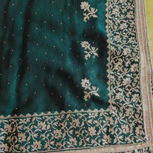 Elegant Teal Embroidered Kurta Set