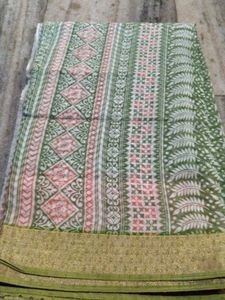 Green Leaf Print Dupatta