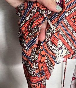 H&amp;M Boho Print Halter Top