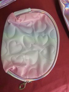 Cute Bunny &amp; Heart Pouches Set