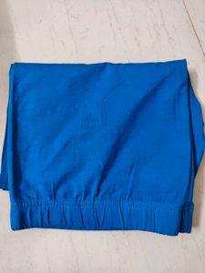 Blue half Leggings