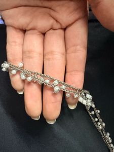 Elegant Pearl Anklets