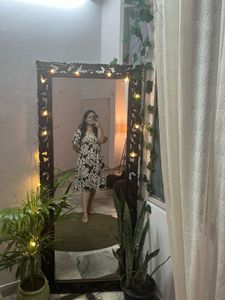 Boho Print Smocked Maxi Dress
