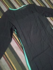 Colorblock 3/4 Sleeve Dress