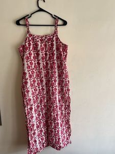 Beautiful Floral Print Cotton Kurta