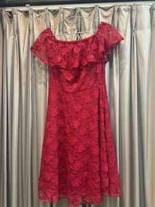 Chic Off-Shoulder Lace Dress♥️💋