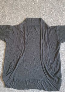 Black Casual overcoat
