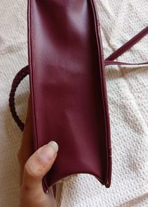 bag brown colour handbag