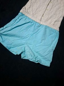 Cute Lace Top &amp; Shorts Set