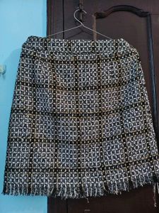 Wollen checked skirt🖤