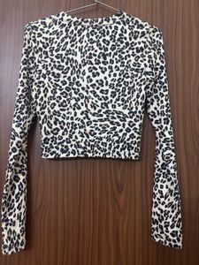 Leopard Print Button-Up Cardigan