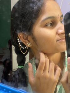 Chic Butterfly Pearl Chain Earring Set