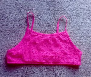Bright Pink Bikini Top