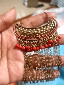 Trendy Matt Finishing Long Neckpiece