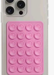BABY PINK CHIPKO SILICON PHONE HOLDER