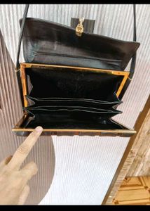 Chic Black Leather Crossbody Bag