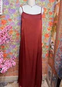 Elegant Satin Maxi Dress