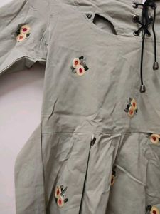 Floral Embroidered Top