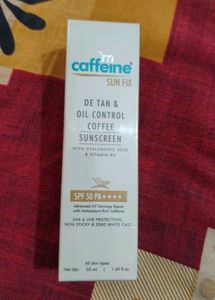 Caffeine Sun Fix De Tan & Oil Control Sunscreen