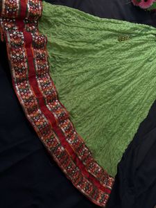 Vibrant Green Lehenga Choli Set