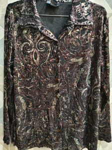 welwet shirt for women