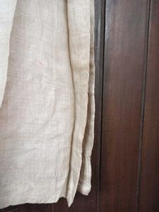 Solid Beige Raw Silk Kurta with Lining