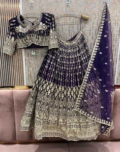 Red Embroidered Lehenga Choli Set