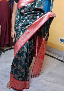 jalkatan green saree