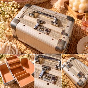 Vintage Combination Lock Travel Case