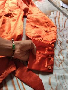 Satin Wrap Top