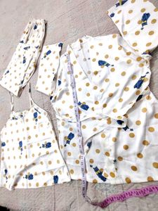 Cute 3-Piece Gown Pajama Set✨🆕