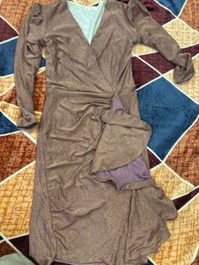 Sparkly Wrap Dress