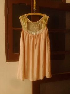 Beaded Neckline Shift Dress