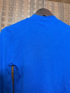 Imported 🛍️Blue Ribbed Top💙 (Fixed)