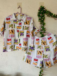 Fruit Print Co-ord Set