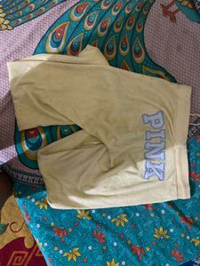 Paris Hilton Pink yellow pants