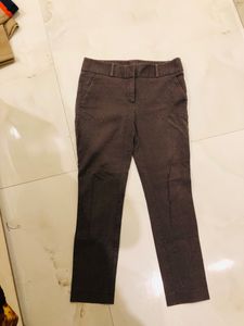 Classic Patterned Cropped Trousers