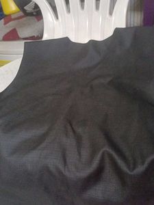 Men's Black Ethnic Waistcoat