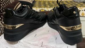ALDO Black Quilted Sneakers