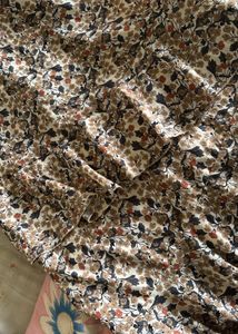 Floral Print Tiered Mini Dress