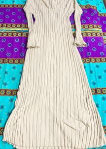 Ribbed Bell Sleeve Maxi Dress