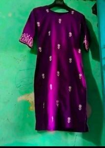 Elegant Purple Kurta Set