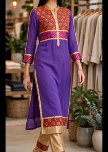 Elegant Embroidered Kurti