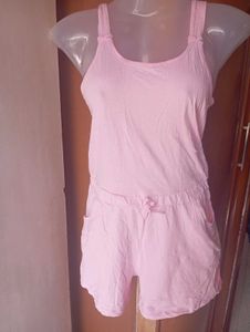 Pink Romper Jumpsuit