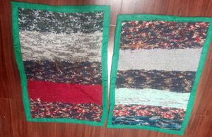 Handmade Striped doormats (Set of 2)