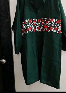 🔥Free Delivery🔥 Embroidered Green co ord set