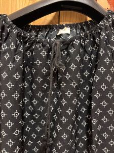 Chic Black &amp; White Print Dress